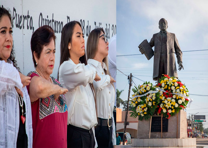 Mary Hernández encabeza 151 aniversario luctuoso de Benito Juárez García