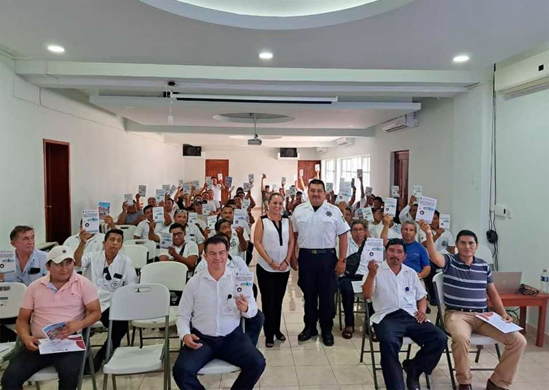 Felipe Carrillo Puerto: Capacitan a taxistas para frenar violencia de género