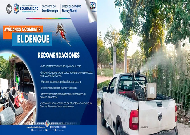 Piden ciudadanía haga su parte, en la prevención del dengue