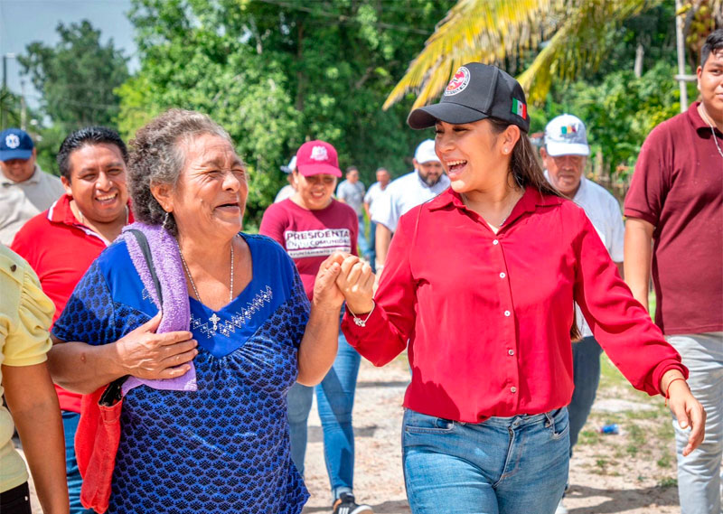 Durante “Presidenta en tu Comunidad” Mary Hernández entrega obras de alto impacto que trasforma Felipe Carrillo Puerto