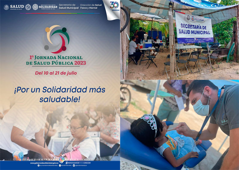 Jornada nacional de salud en Solidaridad