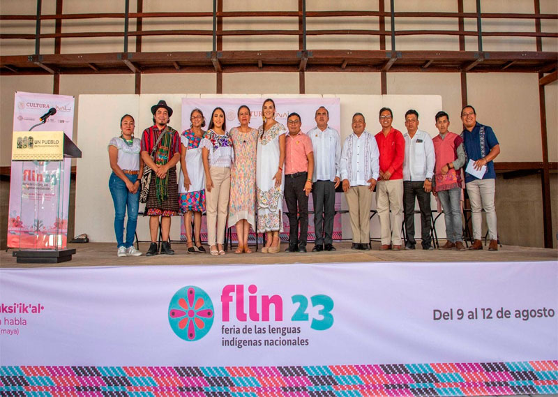 Mary Hernández encabeza inauguración de la FLIN 2023, resaltando la diversidad lingüística y cultural