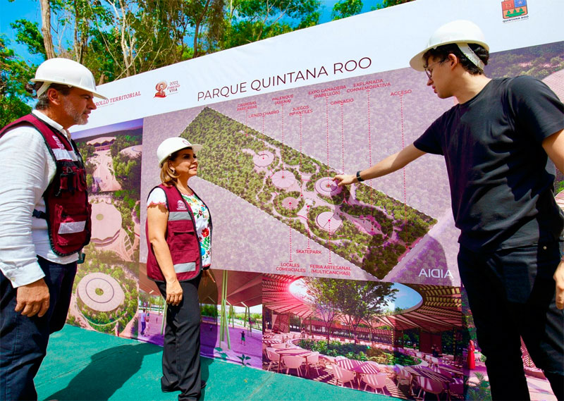 Construye Mara Lezama Parque Quintana Roo en Chetumal para transformar la capital