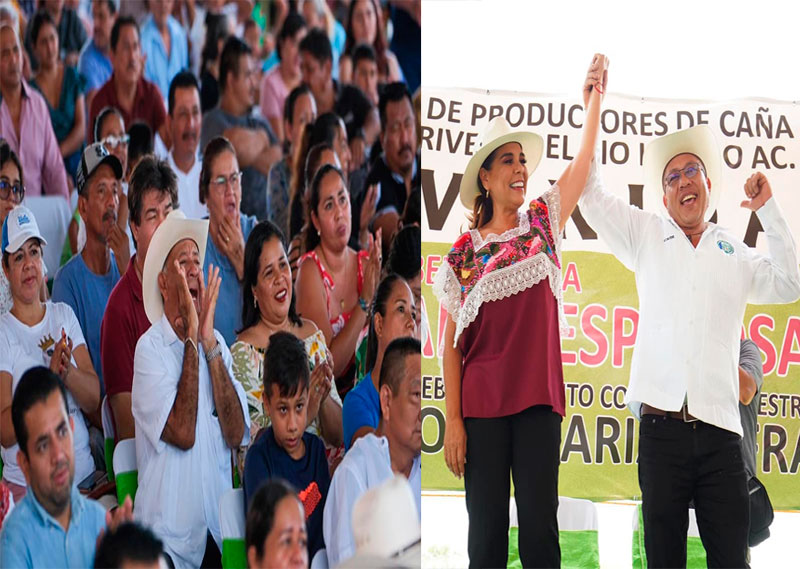 Habrá justicia social, obras y transformación para la zona cañera en el sur de Quintana Roo: Mara Lezama