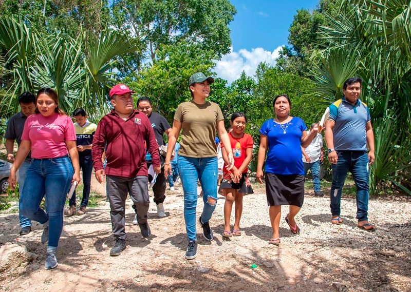 Presidenta en tu comunidad: Mary Hernández lleva servicios a 7 comunidades de la zona maya