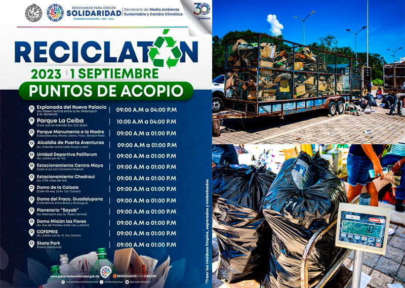 Con el programa “Reciclatón” se protege al medio ambiente