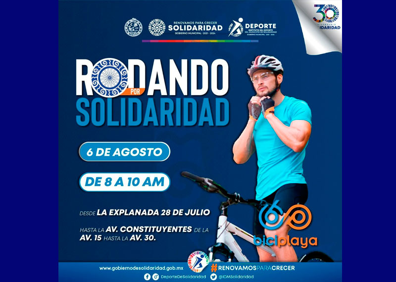 Invitan a participar en Rodando por Solidaridad