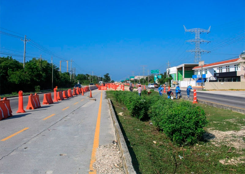 Rehabilitarán tramo carretero en Solidaridad