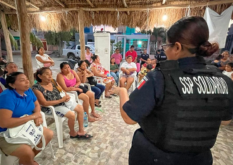 Comités vecinales fomentan la confianza entre el policía y la sociedad para reforzar la vigilancia