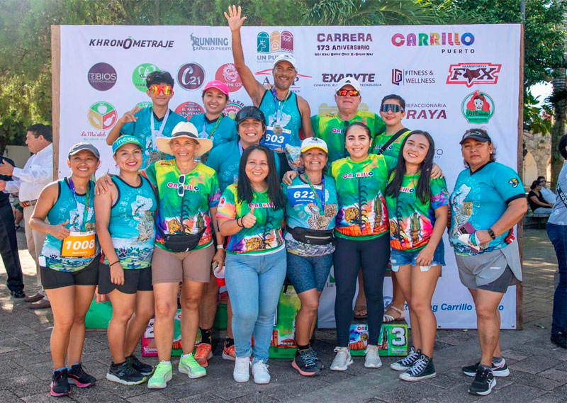 Felipe Carrillo Puerto celebra 173 años de fundación con emocionante carrera pedestre