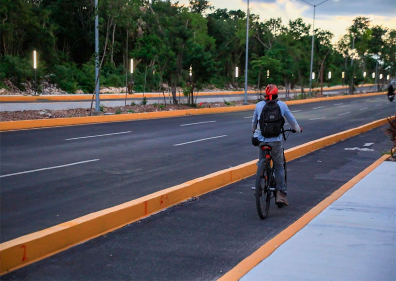 Lili Campos prioriza movilidad de solidarenses con nuevas ciclovías