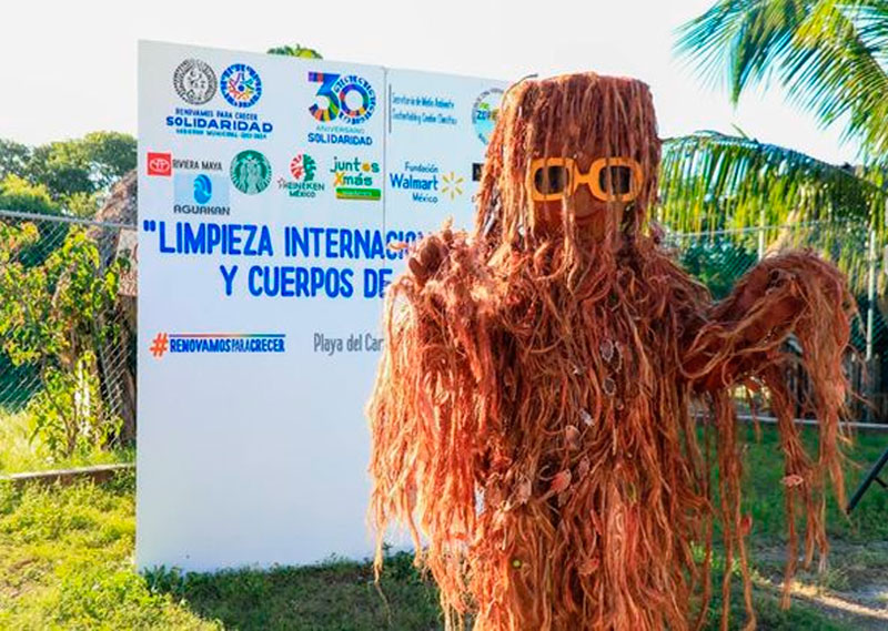 Solidaridad encabezó el evento voluntario internacional de limpieza de costas y cuerpos de agua