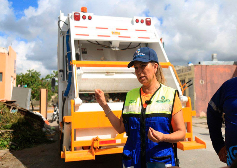 Más reforzamiento en recoja de basura para Villas del Sol