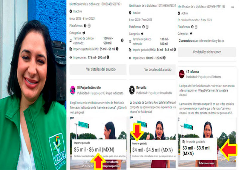 Miles de pesos para guerra sucia contra Lili Campos