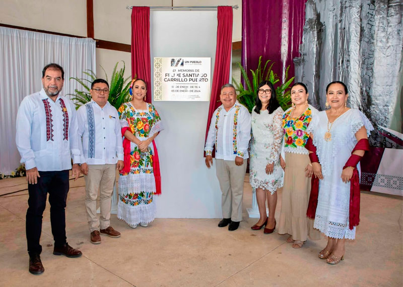 Mary Hernández conmemora Centenario Luctuoso de Felipe Carrillo Puerto con un llamado a la transformación y la igualdad