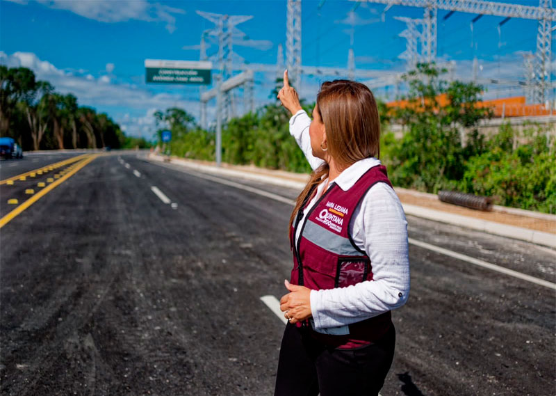 Todo listo para inaugurar Prolongación Chac Mool: Mara Lezama