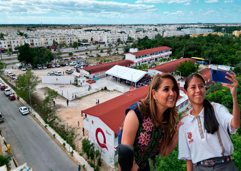 Más de 57 mdp para escuelas bien hechas en Quintana Roo: Mara Lezama