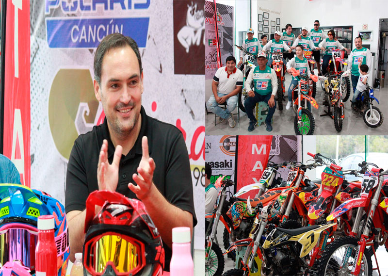 Anuncian Campeonato Regional de Motocross en Playa del Carmen