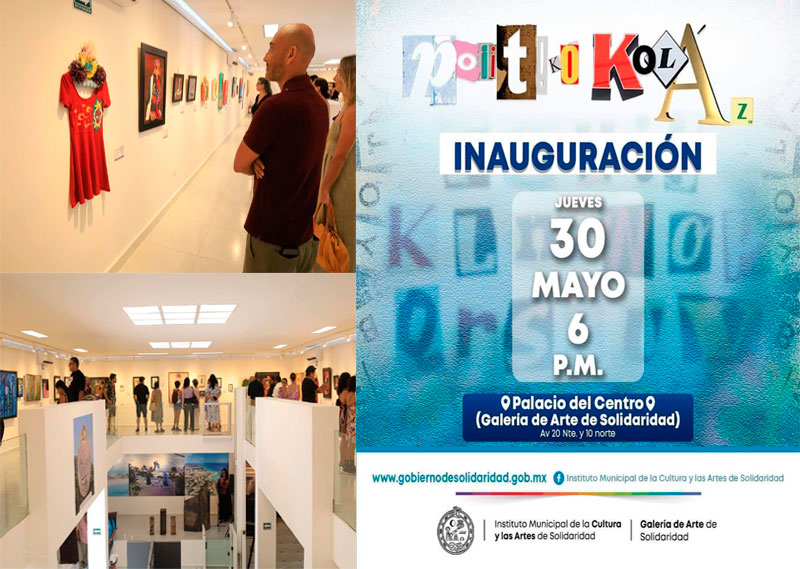 Invitan a exposición de arte “Poiitikó Koláz”