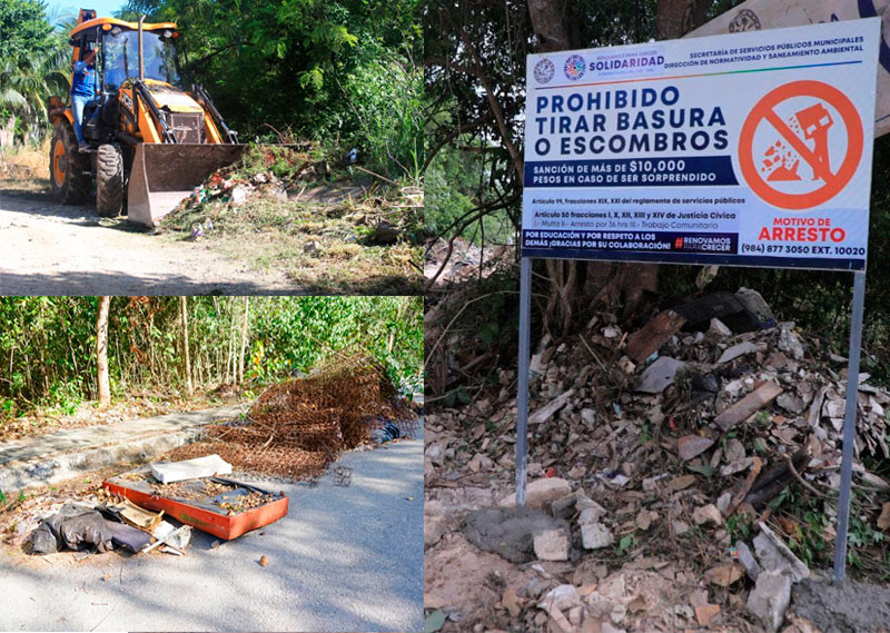 Continúa la eliminación de tiraderos al aire libre