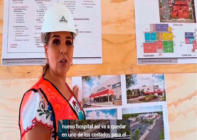 Anuncia Mara Lezama inicio de construcción del Hospital General en Felipe Carrillo Puerto