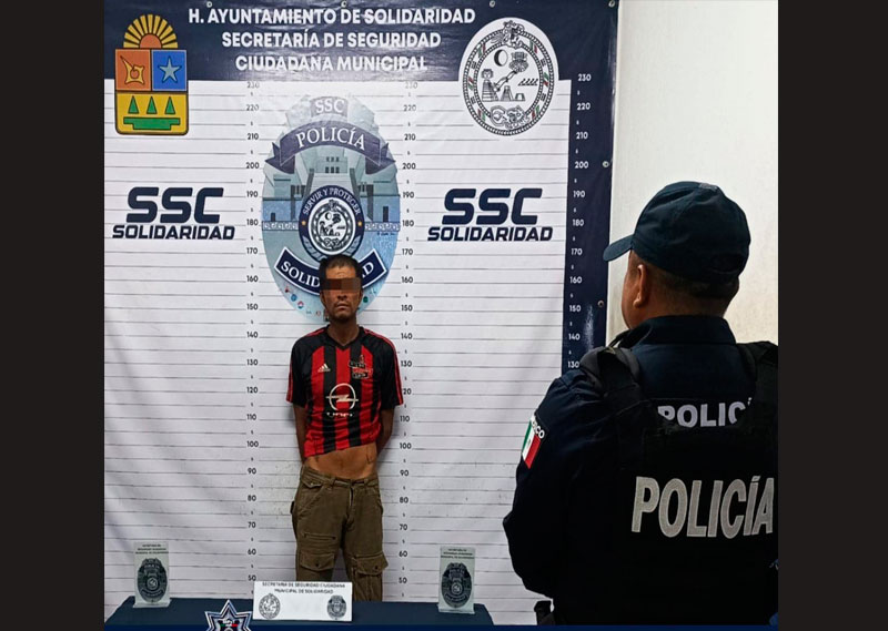 Detenido por allanamiento de morada en Playa del Carmen