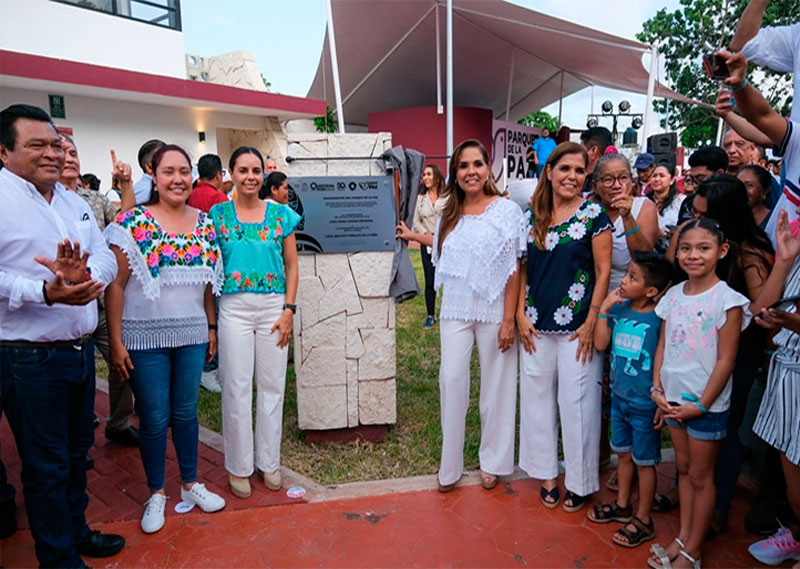 Mara Lezama fortalece la Construcción de la Paz y el tejido social con el Primer Parque Cultural Urbano de la Paz en Cancún