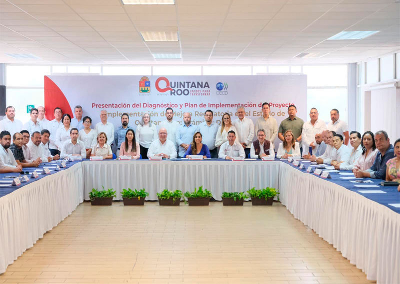 Impulsa Mara Lezama la Ventanilla Digital de Inversiones con la OCDE para el bienestar social y el desarrollo económico de Quintana Roo