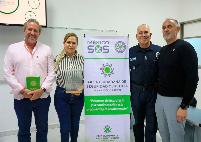 Lili Campos recibió reconocimiento por ardua labor en seguridad