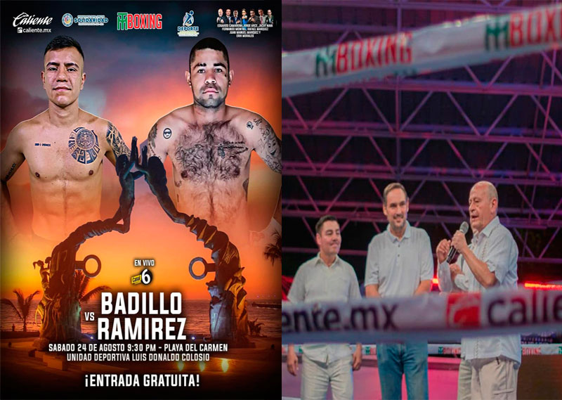 La Riviera Maya consolidándose como favorita del boxeo mexicano