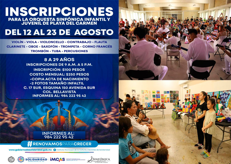 Abren inscripciones para la escuela de iniciación musical