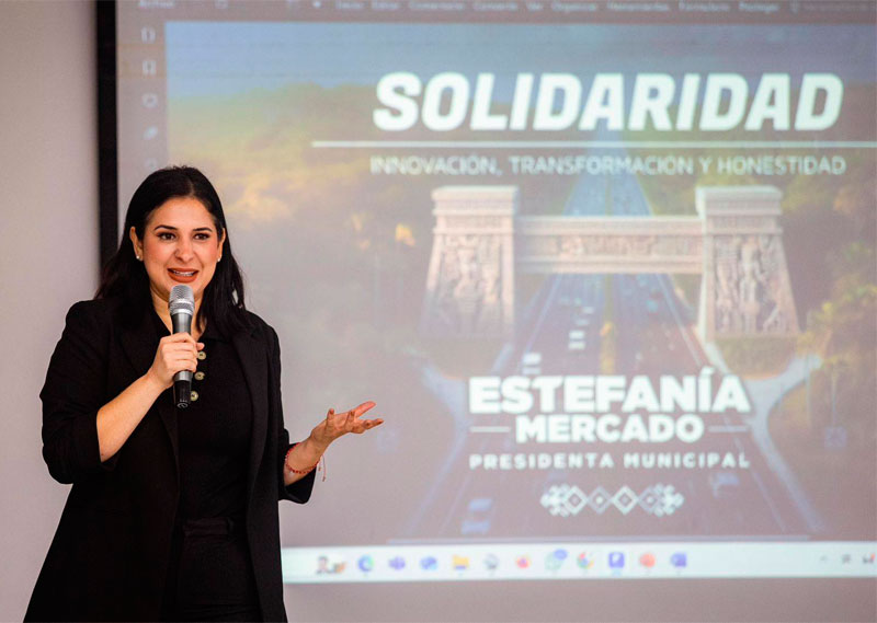 Estefanía Mercado iniciará su gobierno con 15 obras para embellecer Solidaridad