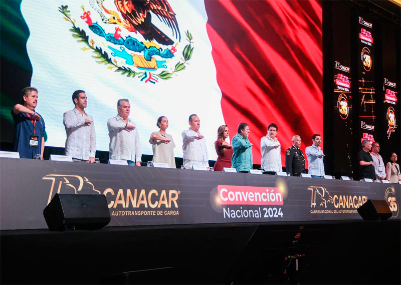 Inaugura Mara Lezama convención nacional de CANACAR; destaca la inclusión femenina en el autotransporte de carga