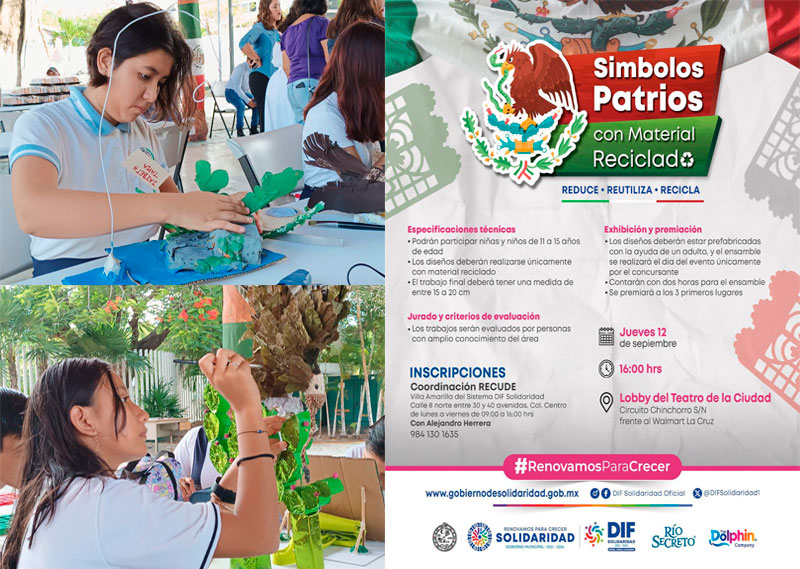 DIF Solidaridad invita a su concurso de símbolos patrios